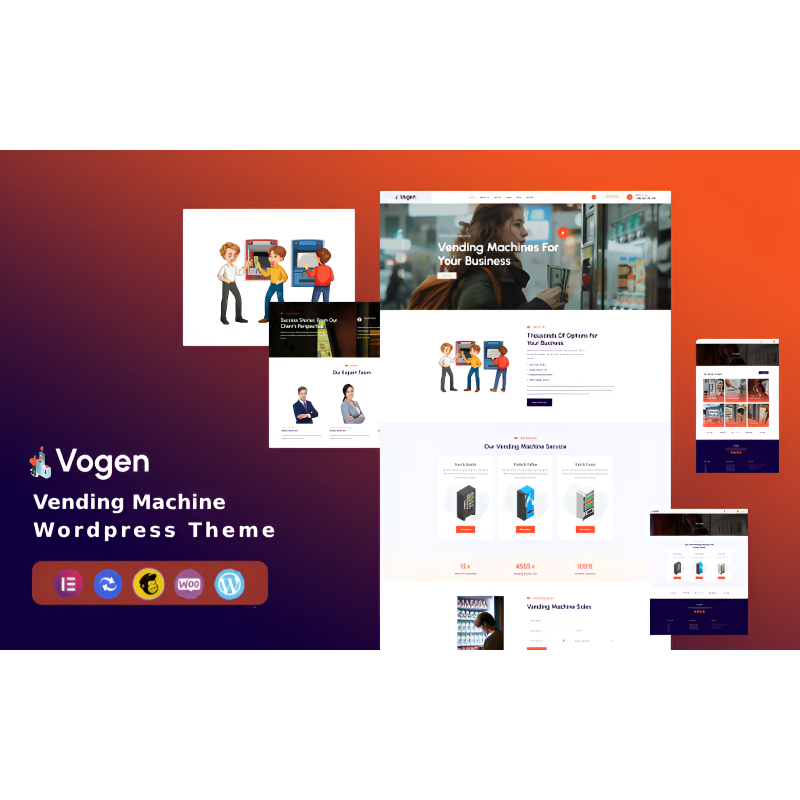 Vogen - Vending Machine Wordpress Theme