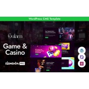 Gulam - Online Games And Casino Multipurpose Responsive WordPress Theme