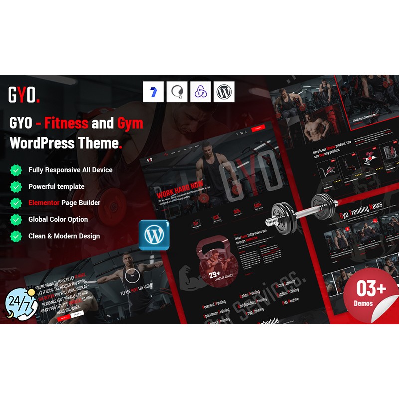 Gyo - Fitness and Gym WordPress Theme