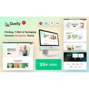 Quelly - T-Shirt, Printing & Packing Services WooCommerce WordPress Theme