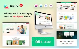 Quelly - T-Shirt, Printing & Packing Services WooCommerce WordPress Theme