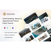 Resond - Hotel Booking Resort & Appointment WordPress Theme