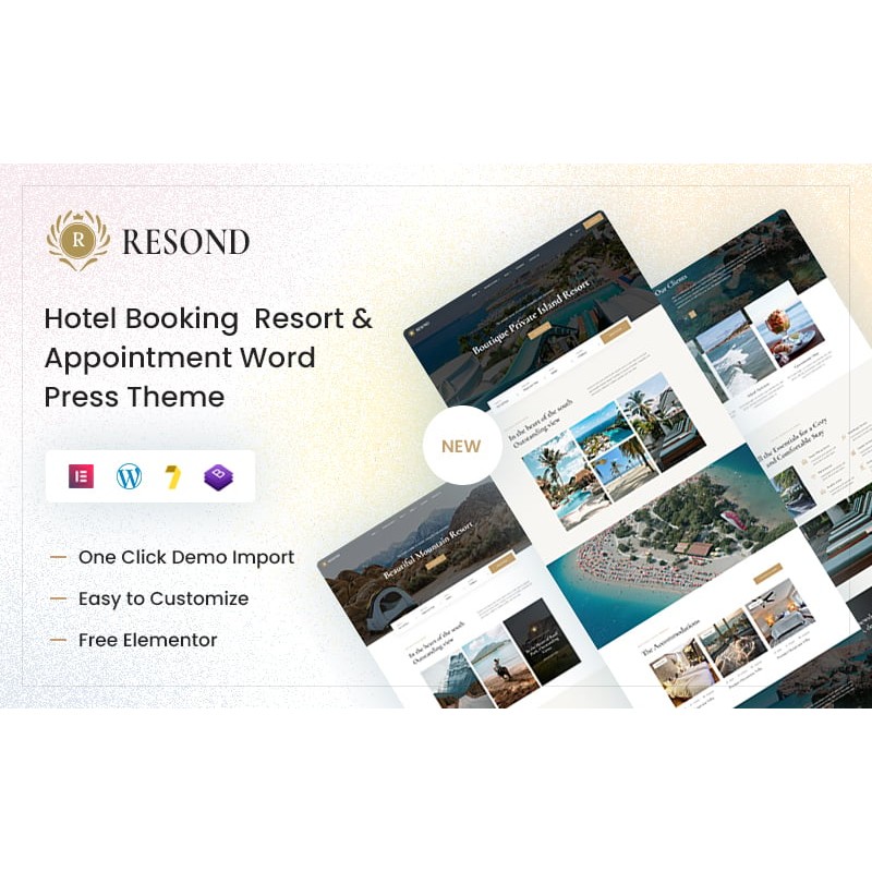 Resond - Hotel Booking Resort & Appointment WordPress Theme