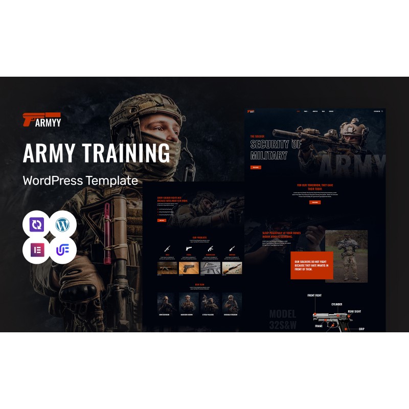 Armyy - Military And Army Training School WordPress Elementor Theme