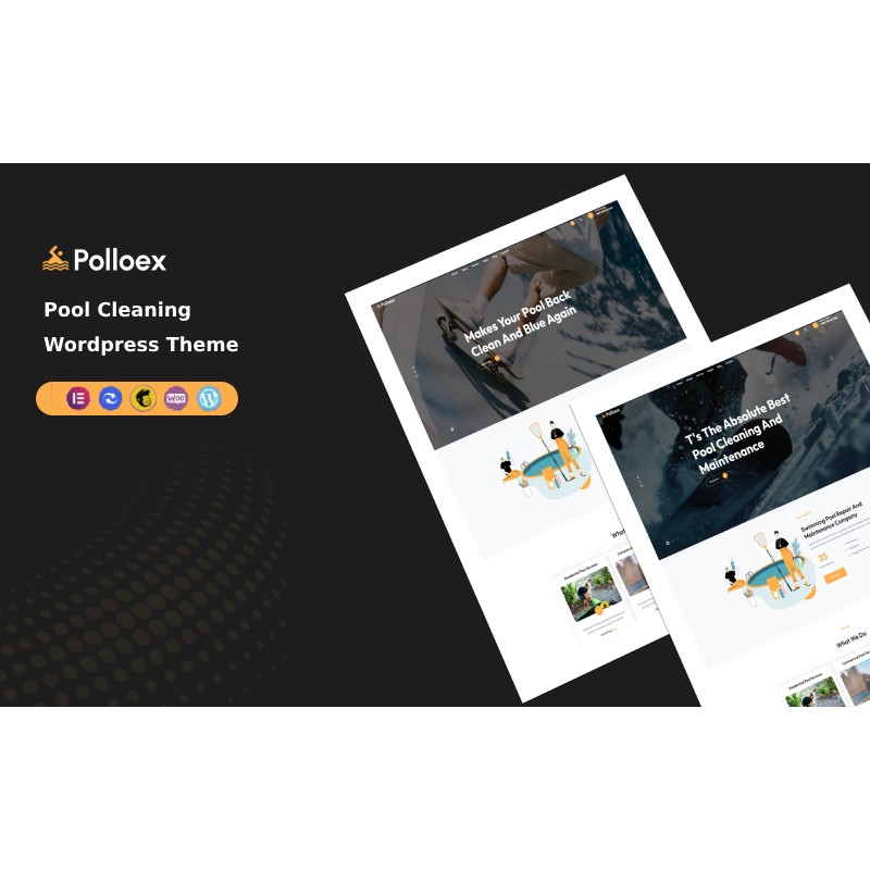 Polloex - Pool Cleaning & Serives WordPress Theme