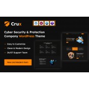 Crux &ndash; Cyber Security Services & Protection Company WordPress Theme