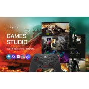 Gamex - Online Games Studio Multipurpose WordPress Elementor Theme