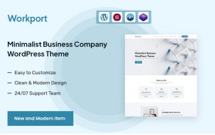 Workport &ndash; Minimalist Business Company WordPress Theme