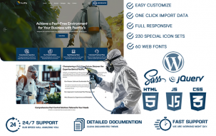 PestFix - Pest Control WordPress Theme