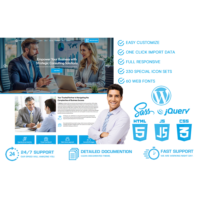 Advisora - Consulting WordPress Theme