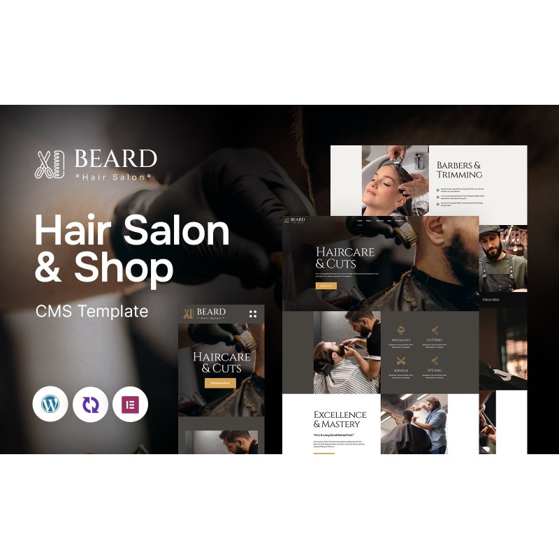 Beard - Beard And Hair salon Multipurpose Responsive WordPress Theme