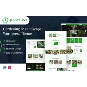 Justplant - Gardening & Landscape Elementor WordPress Theme