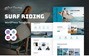 Surf Riading - Surfing Club and Surf Board WordPress Elementor Theme