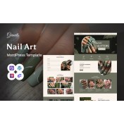 Grineils - Nail Salon And Nail Art WordPress Elementor Theme