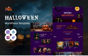 Happywen - Halloween WordPress Elementor Theme