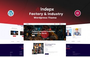 Indepx - Industry & Factory Wordpress Theme