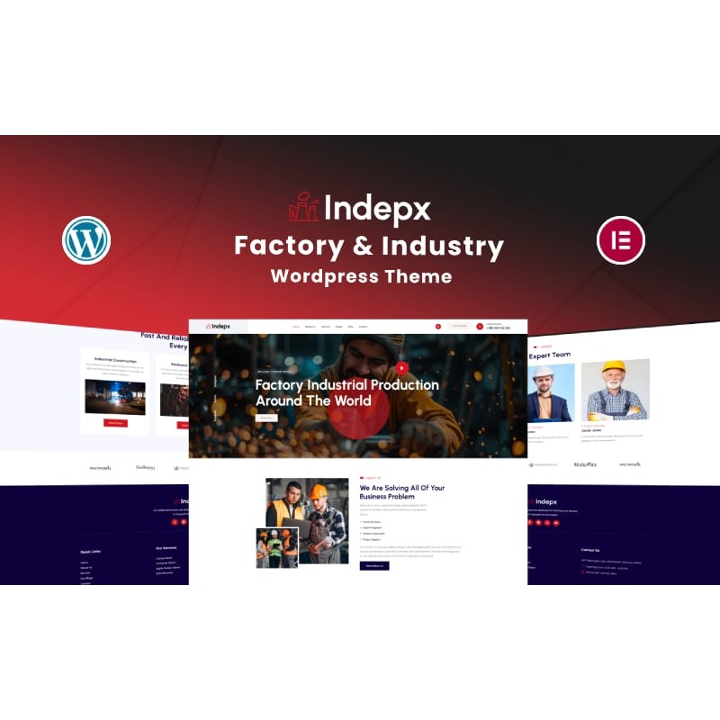 Indepx - Industry & Factory Wordpress Theme