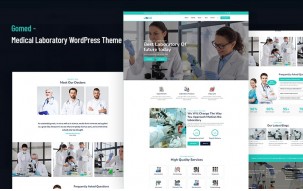 Gomed - Medical Laboratory Hospital, Diagnostic, Clinic, Health Elementor WordPress Theme