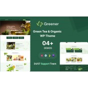 Greener &ndash; Green Tea and Organic Company WordPress Theme
