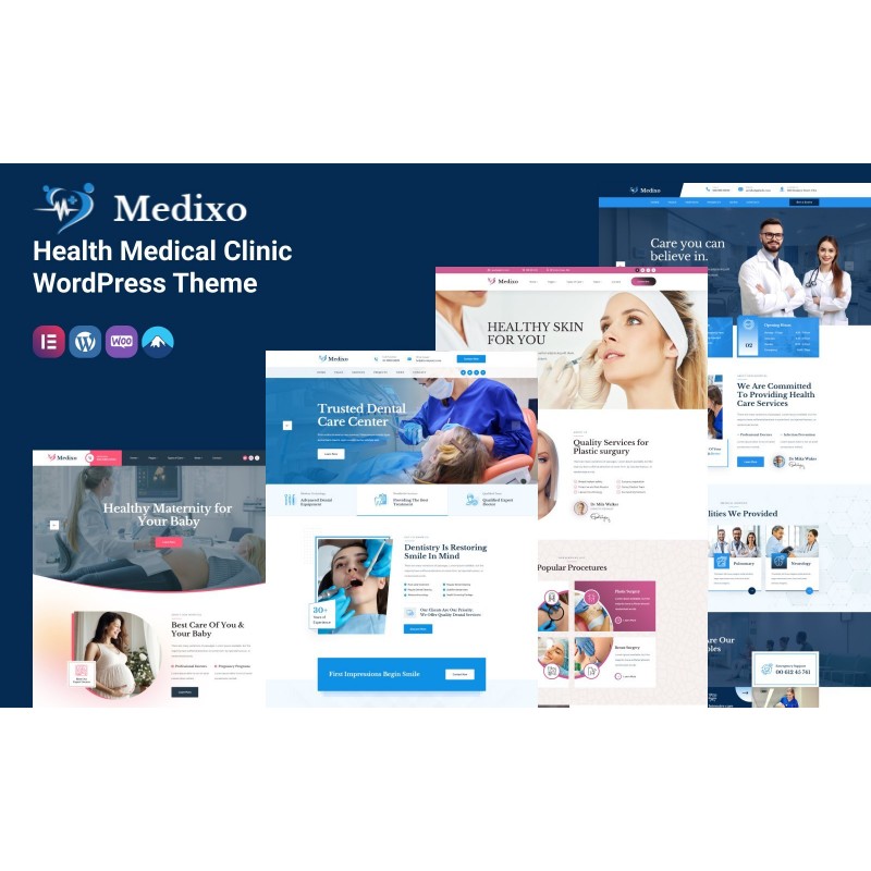 Medixo - Health Medical Clinic WordPress Theme