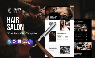 Hairs - Hair Salon Multipurpose WordPress Elementor Theme