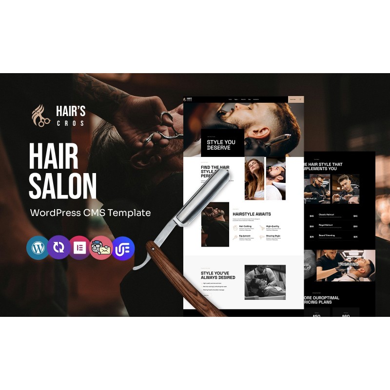 Hairs - Hair Salon Multipurpose WordPress Elementor Theme