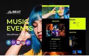 Beat - Music Events Multipurpose WordPress Elementor Theme
