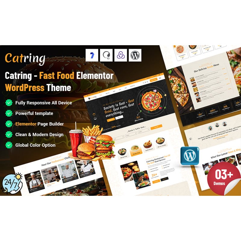 Catring - Fast Food WordPress Theme