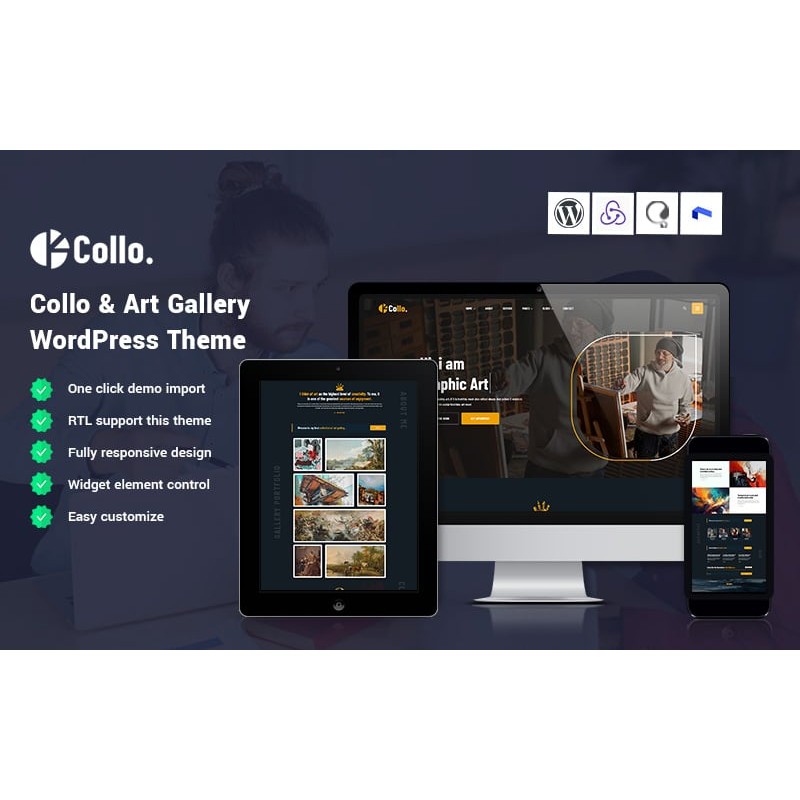 Collo - Art Gallery WordPress Theme