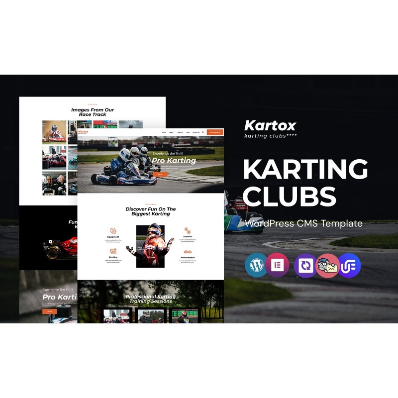 Kartox - Karting Clubs WordPress Elementor Theme