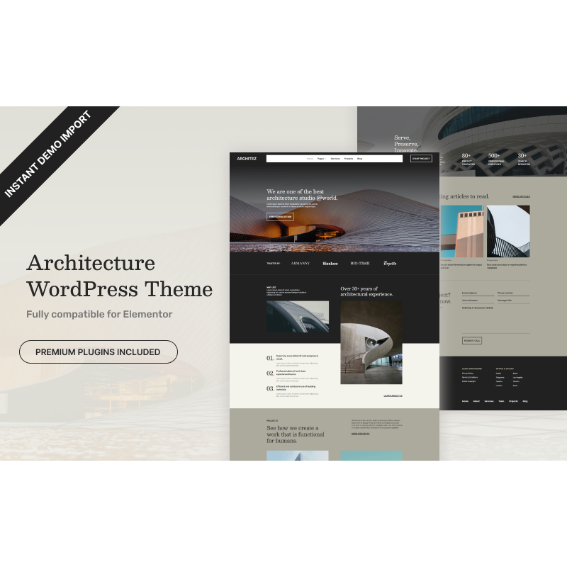Architez - Architecture WordPress Theme