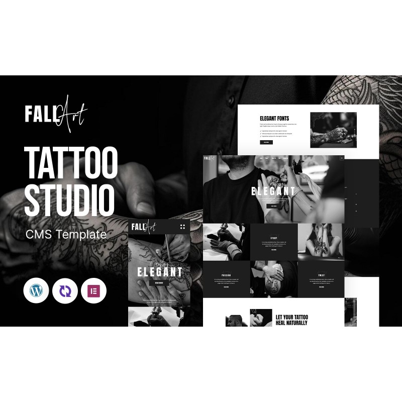 Fall - Tattoo And Tattoo Removal Multipurpose Responsive WordPress Theme