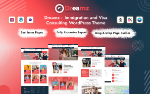 Dreamz - Immigration and Visa Consulting WordPress Theme