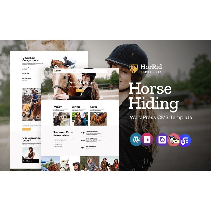 HorRid - Horse Riding and Club WordPress Elementor Theme