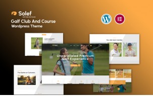 Solef - Golf Club Sports WordPress Theme