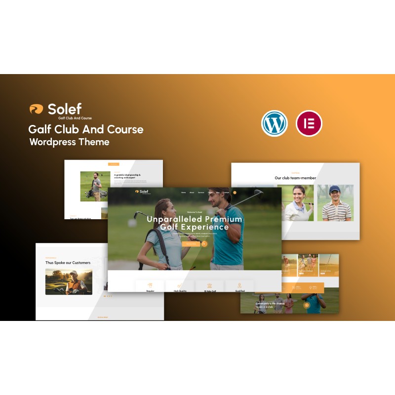 Solef - Golf Club Sports WordPress Theme