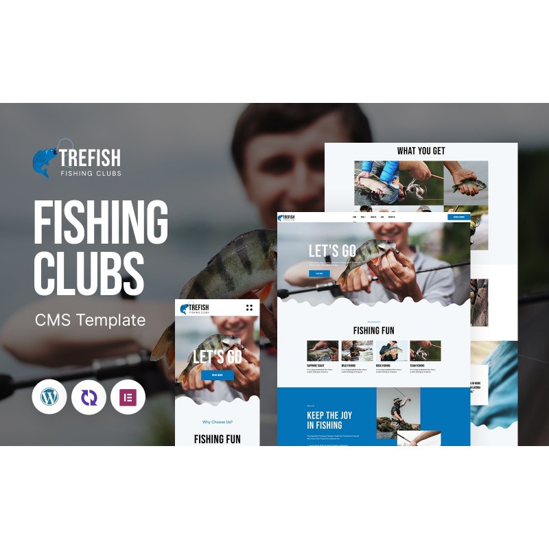 Trefish - Fishing Club Multipurpose Responsive WordPress Theme