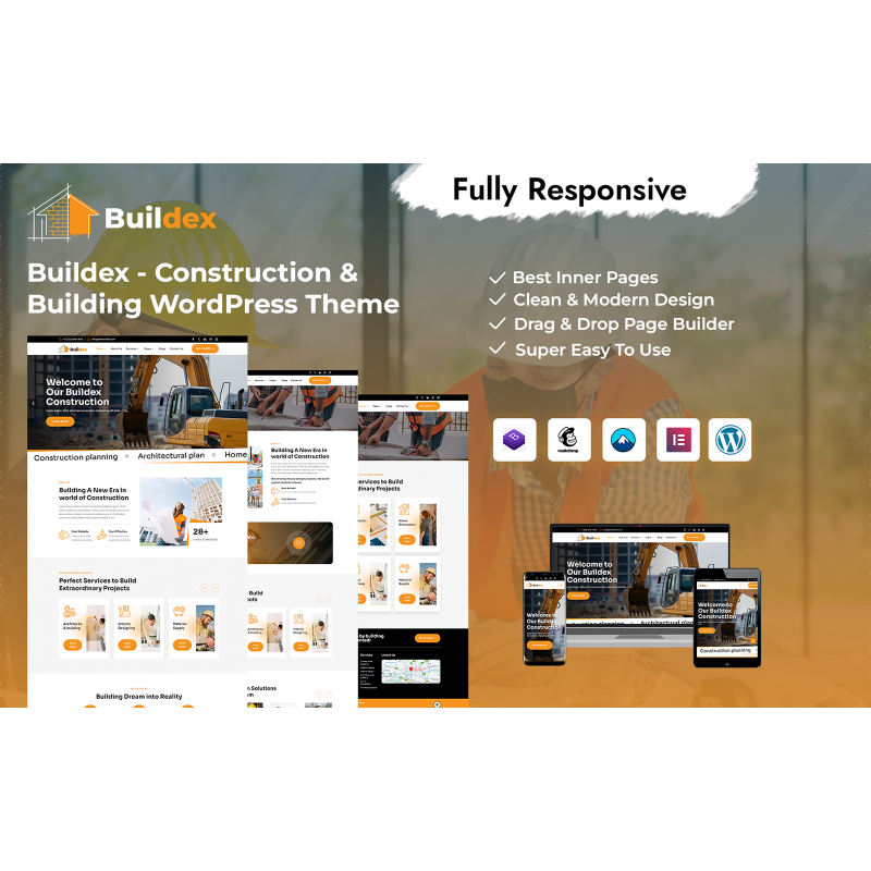 Buildex - Construction & Building WordPress Theme