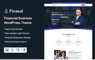 Finasol - Financial Business WordPress Theme