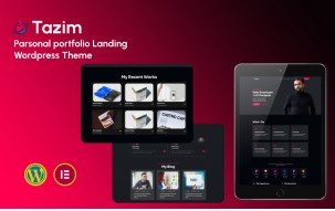 Tazim - Personal Portfolio Landing WordPress Theme