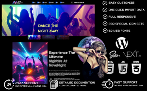 NovaNight - Night Club WordPress Theme