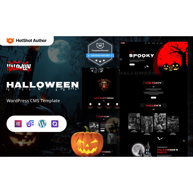 Haloween - Halloween Celebration, Festivals And Parades WordPress Elementor Theme