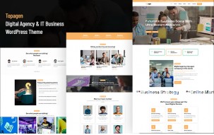 Topagen - Digital Agency & IT Business WordPress Theme