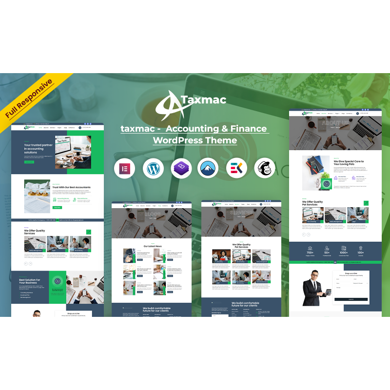 Taxmac - Accounting & Finance WordPress Theme