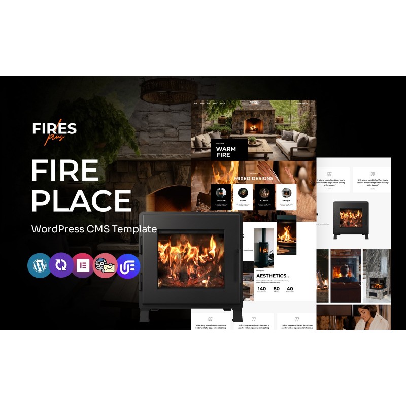 FiresPlus - Fireplace Multipurpose WordPress Elementor Theme