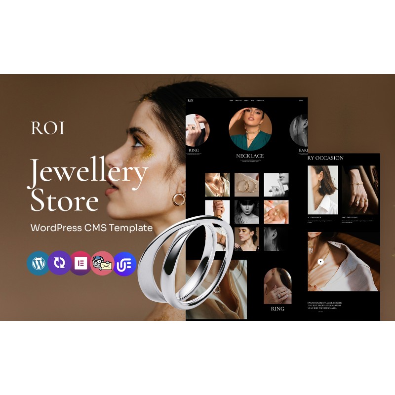 Roi - Jewellery Design Shop Multipurpose WordPress Elementor Theme