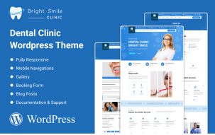 Brightsmile - Dental Clinic Wordpress Theme
