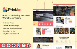 Printko - Printing Services WordPress Theme