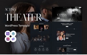 Acting - Theater Show, Movie Studio And Live Performances WordPress Elementor Theme