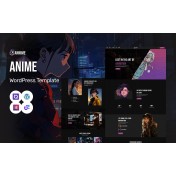 Annime - Anime And Manga WordPress Elementor Theme